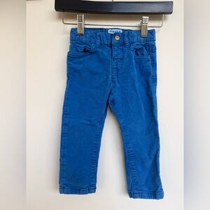 Mayoral Kids Bright Blue Corduroy Trousers